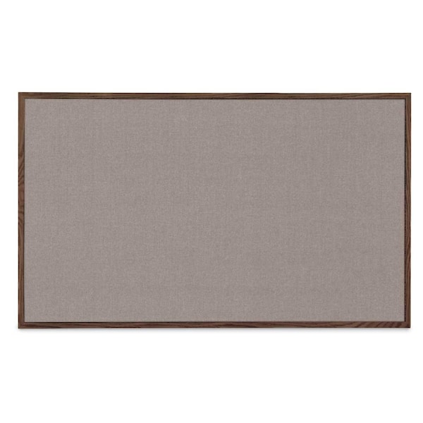 Combo Board, 36"x24", Black Frame/White Porcelain & Cork